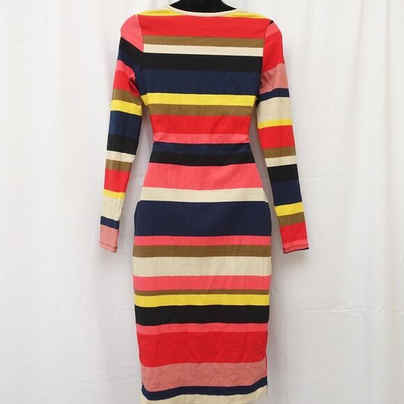 Plenty By Tracy Reese Vivid Stripe Column Dress - Picture 3 of 4